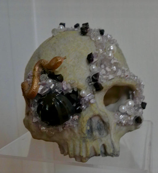 Ceramic Crystal Skull