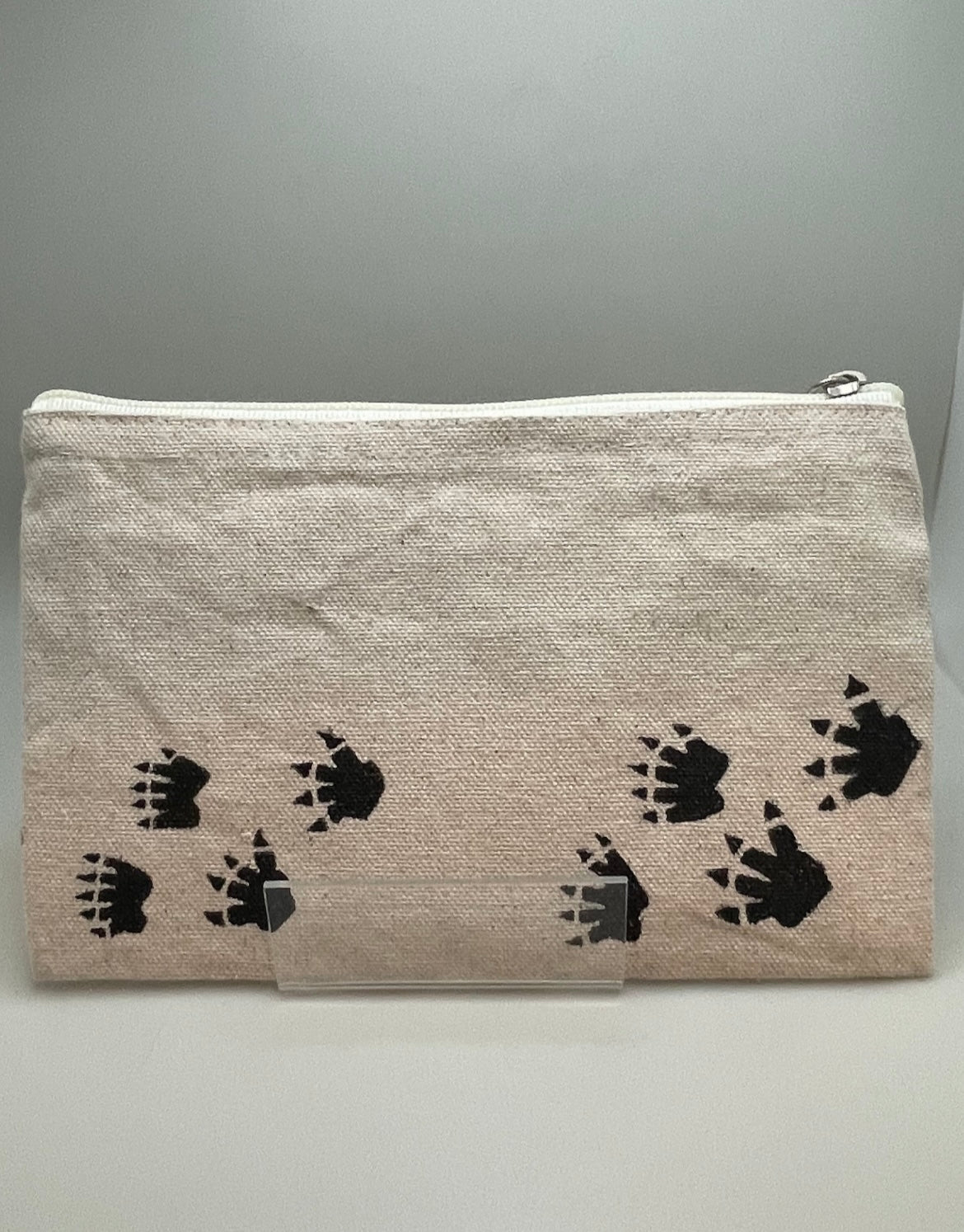 5x8 Dinosaur (Stegosaurus) Canvas Zipper Pouch