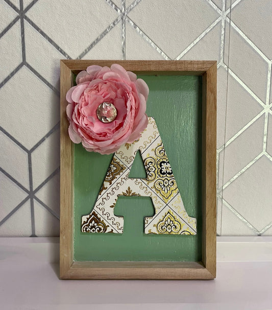 Letter A Wall Art